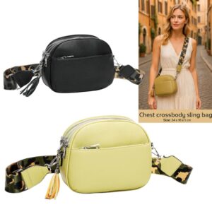 Escape Collection Crossbody Bag Faux Leather Tassel & Heart Charm