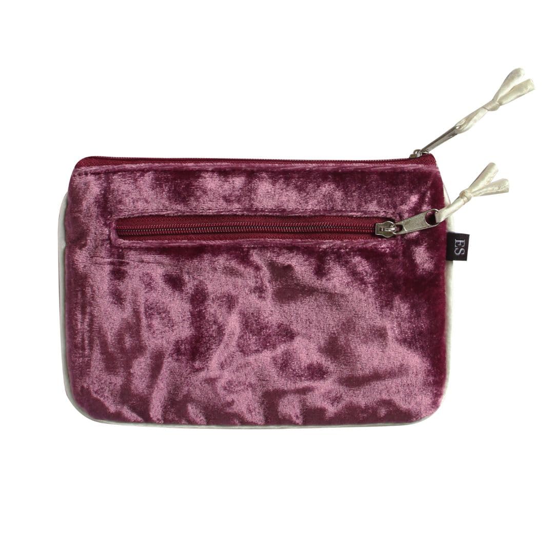Highland Cow Silk Velvet Coin Purse - Image 7