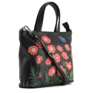 Poppy Multiway Floral Genuine Leather Grab Bag
