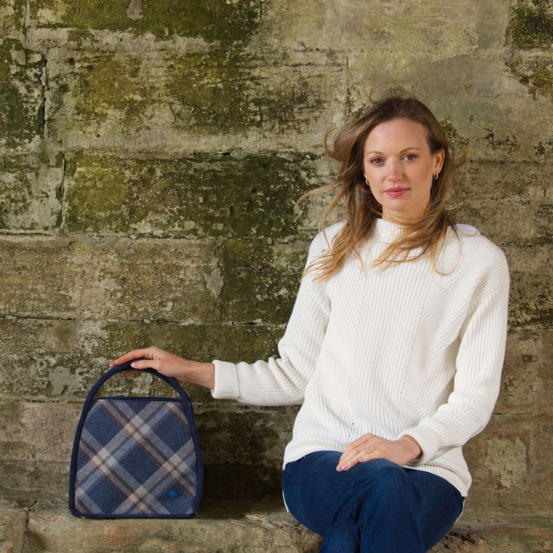 Tweed Tartan Margot Bag Multiway Grab, Shoulder & Crossbody - Image 2