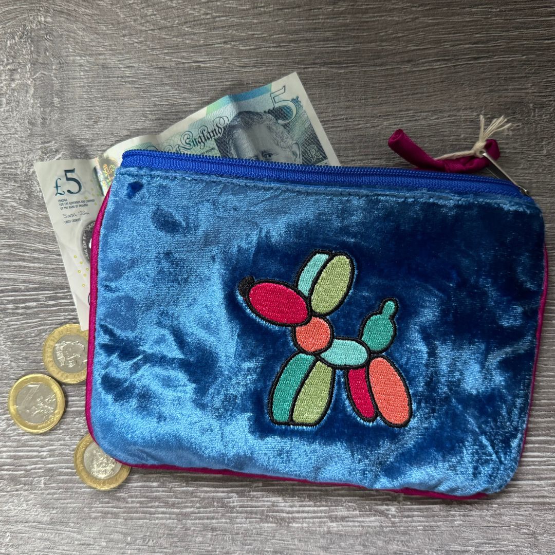 Silk Velvet Balloon Sausage Dog Dachshund Purse - Image 8