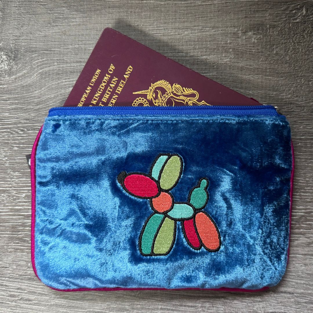 Silk Velvet Balloon Sausage Dog Dachshund Purse - Image 7