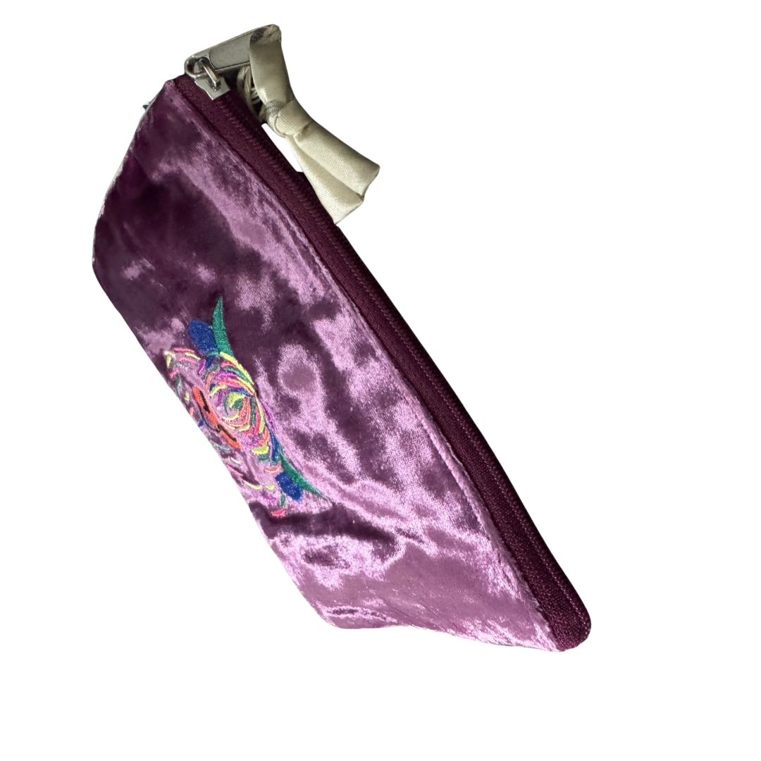 Highland Cow Silk Velvet Coin Purse - Image 2