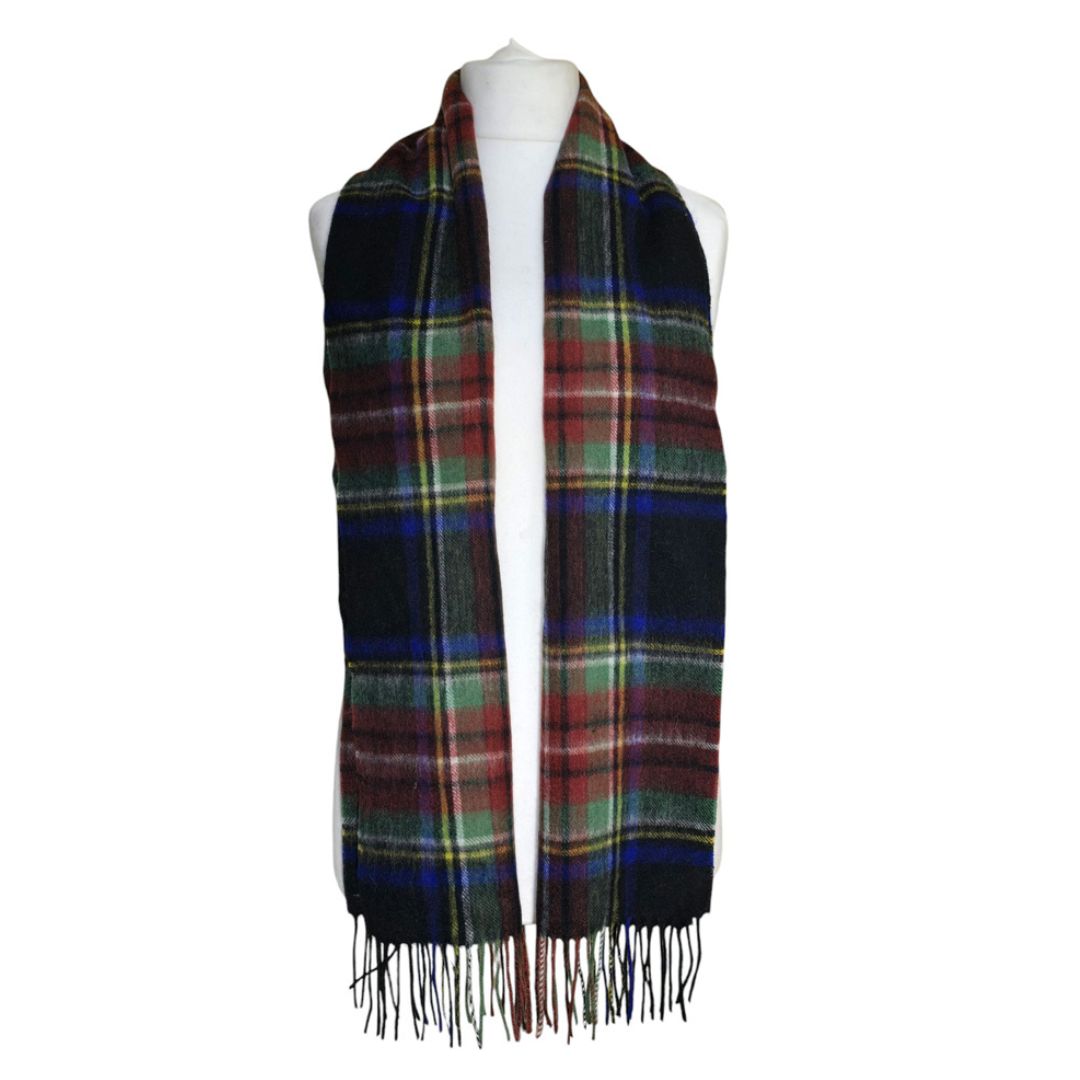100% Lambswool Scarf Mens/Unisex 30 180 cm