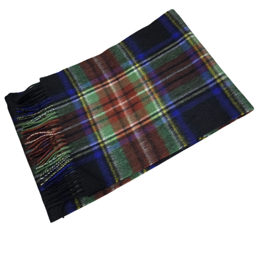 100% Lambswool Scarf Mens/Unisex 30 180 cm - Image 3