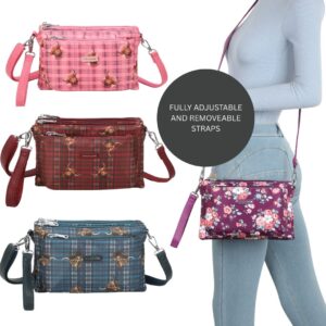 Highland Cow Print Ladies Crossbody Bag