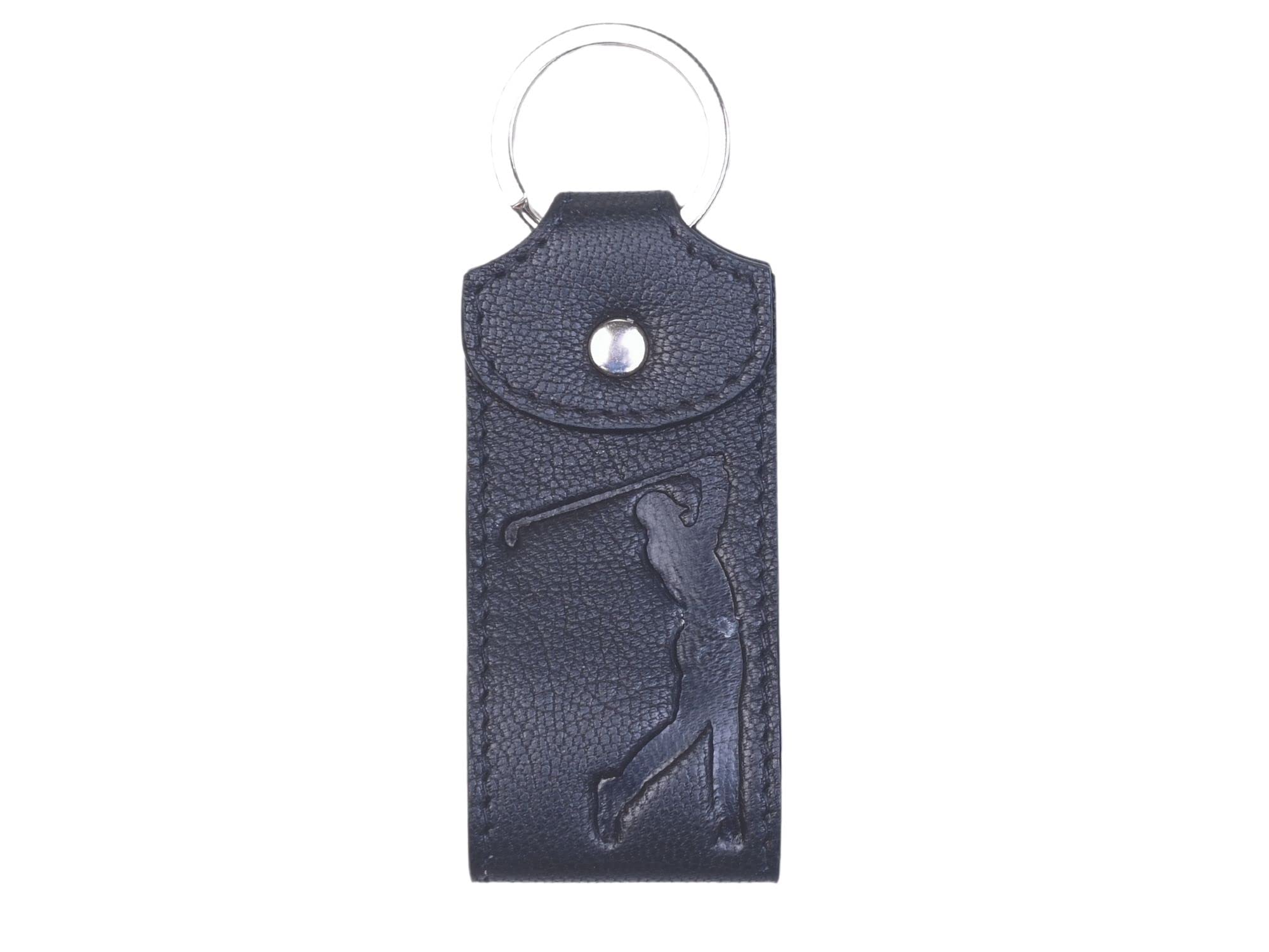 Golfers Leather Gift Set Scorecard Holder and Golf Keyring - Image 6