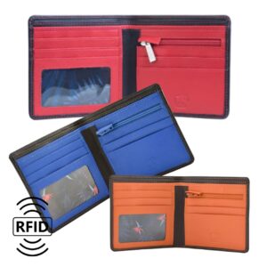 Hudson Slim Wallet with Coin Pocket RFID