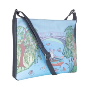 Beaus French Bulldog Boating Large Cross Body Bag