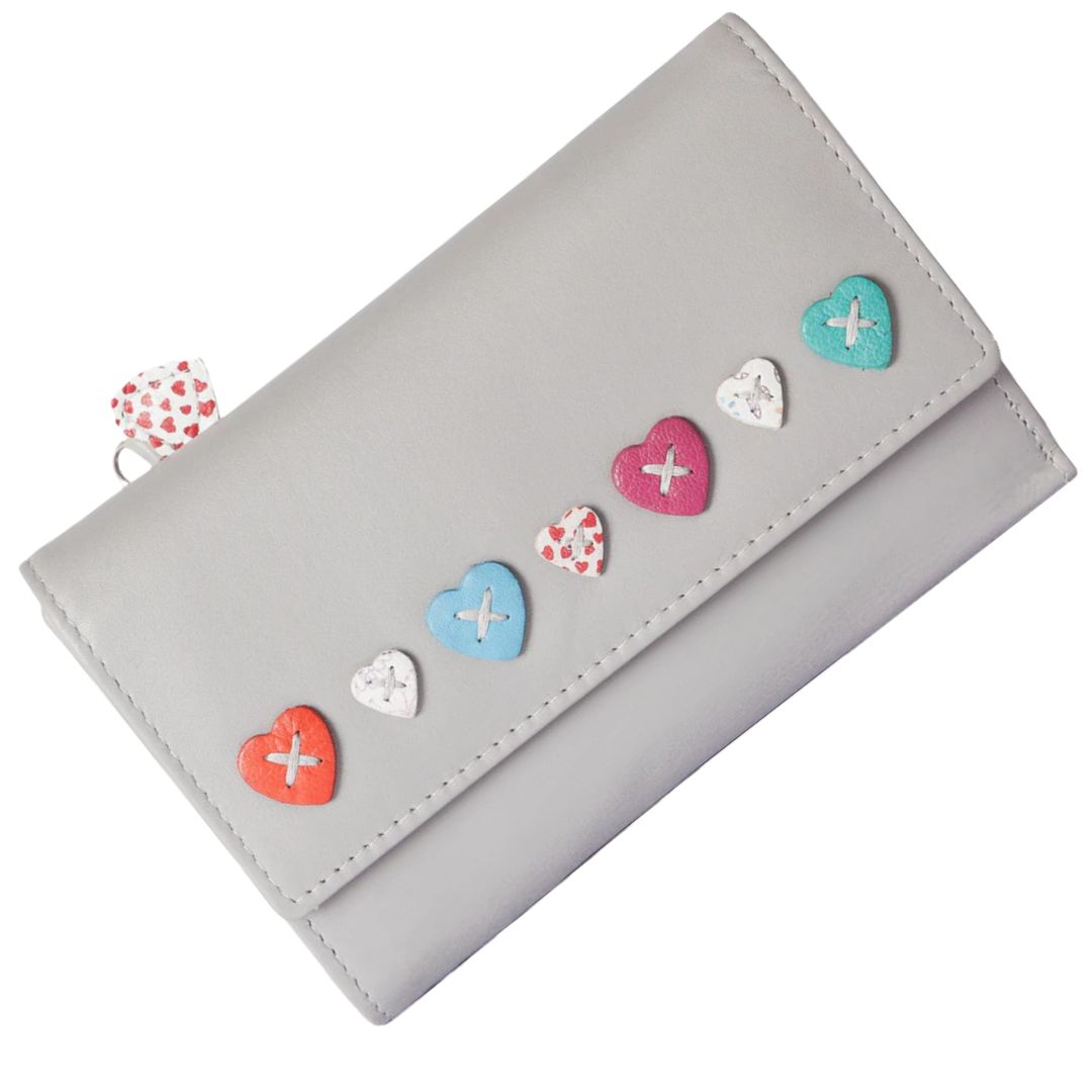 Lucy Hearts Flap Over Purse - Image 3