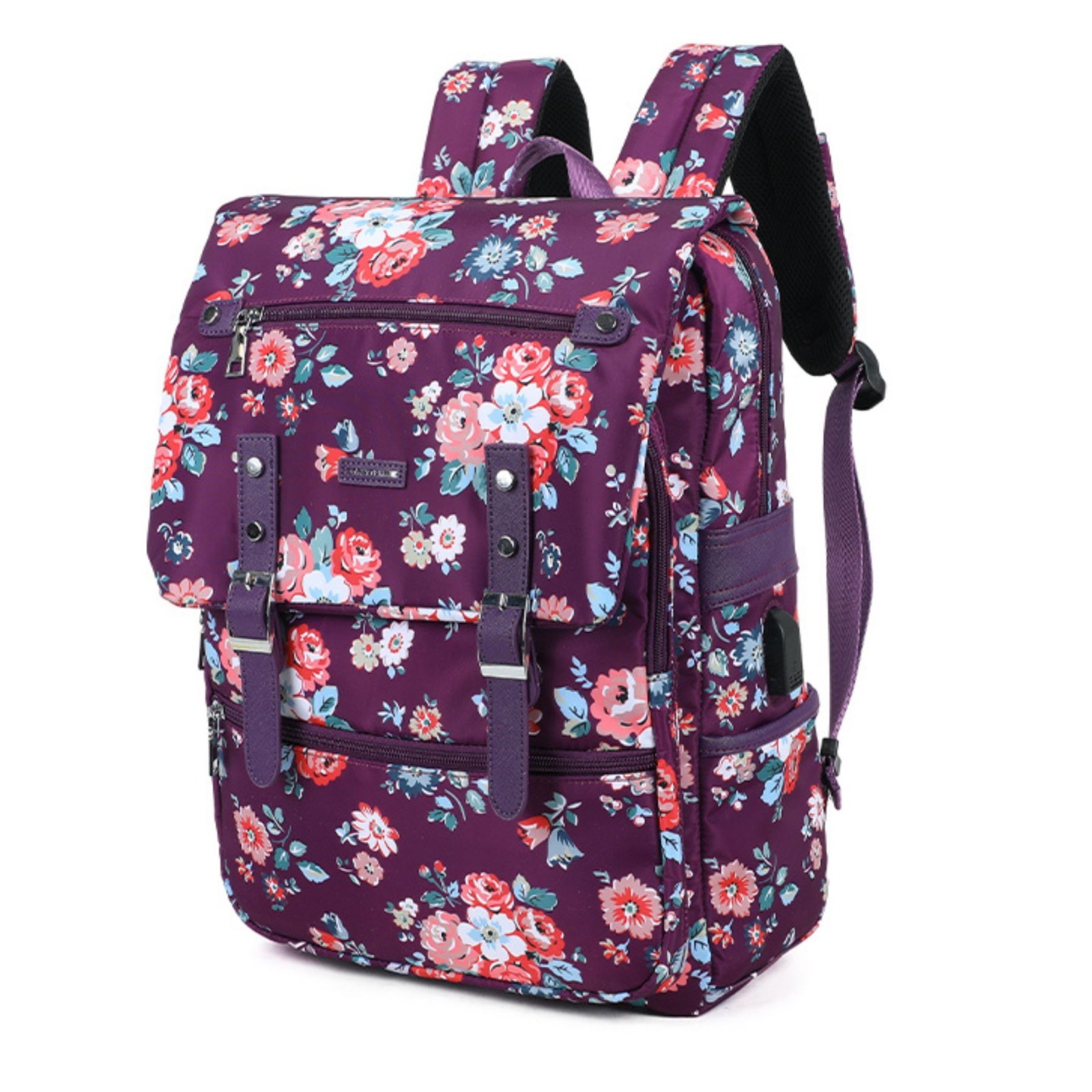 Floral Laptop Large Backpack - Image 12