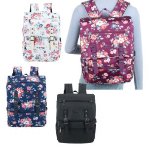 Floral Laptop Large Backpack