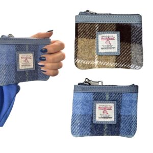Tartan Tweed Purse Made with Genuine Harris Tweed