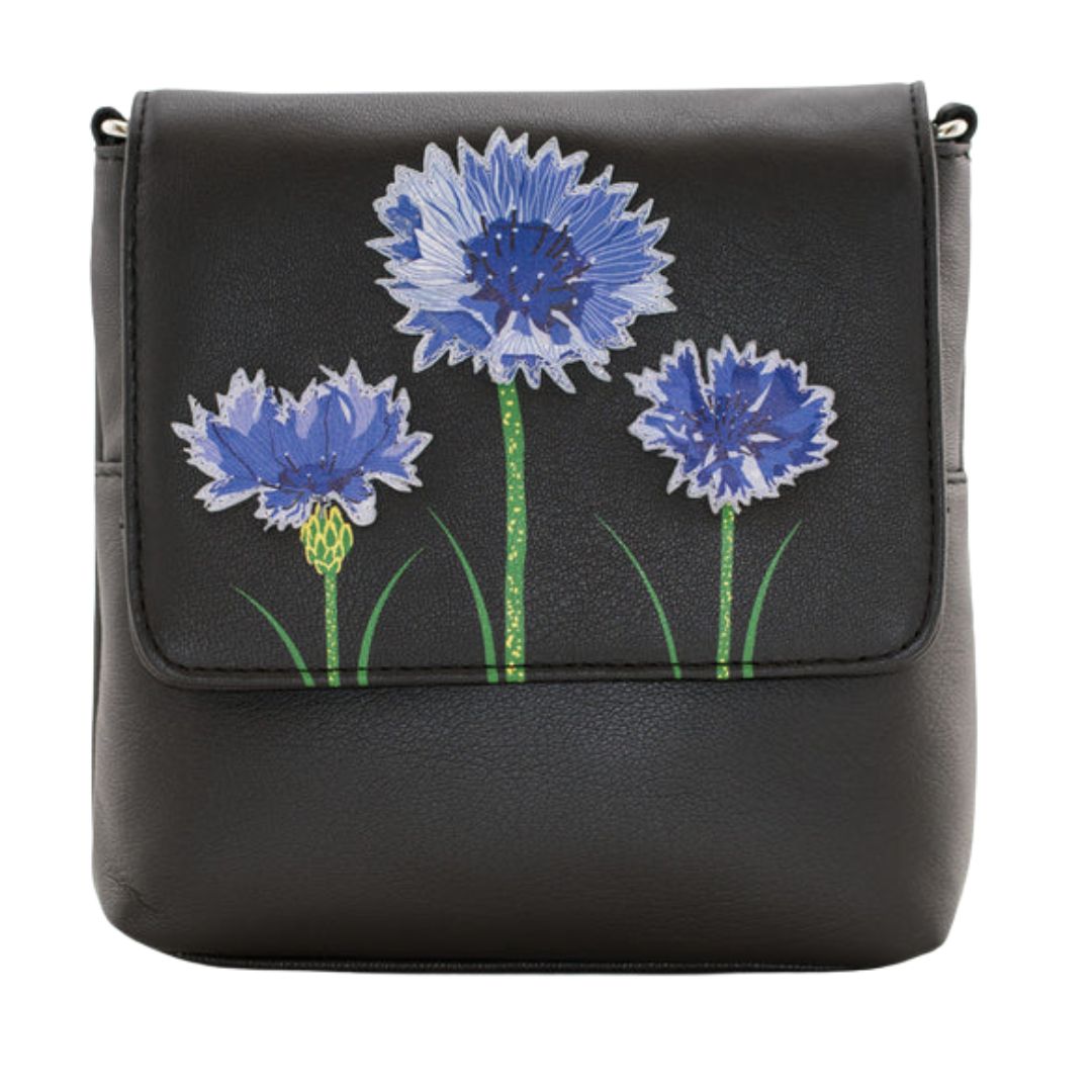 Amana Cornflower Mini Leather Crossbody Bag - Image 7