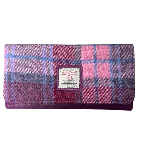 Large Tartan Purse Made with Genuine Harris Tweed - Image 2