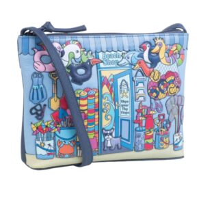 Beaus British Bulldog Beach Leather Crossbody