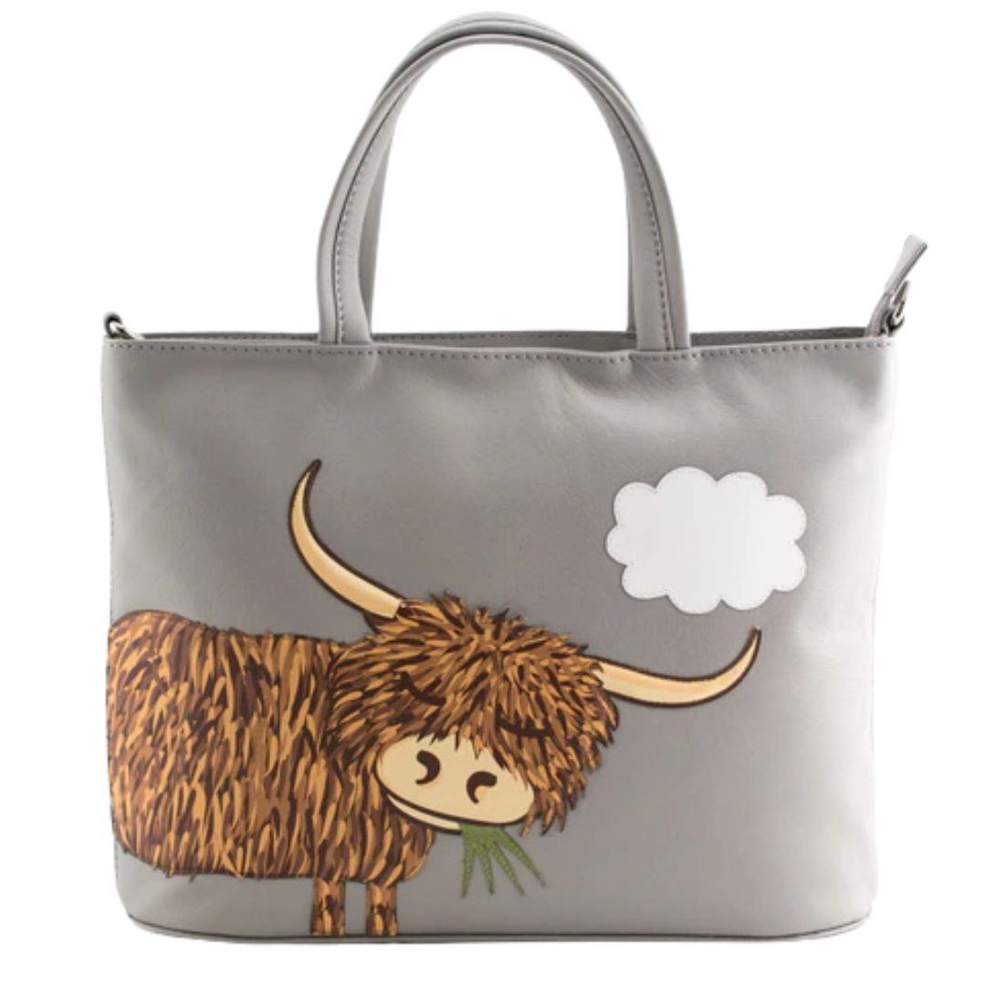 Bella Highland Cow Leather Grab Bag - Ltd Edition - Image 7