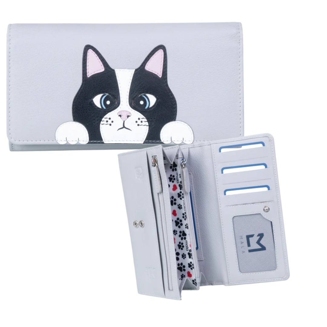 Vinny & Victor Cat Matinee Leather Purse - Image 3