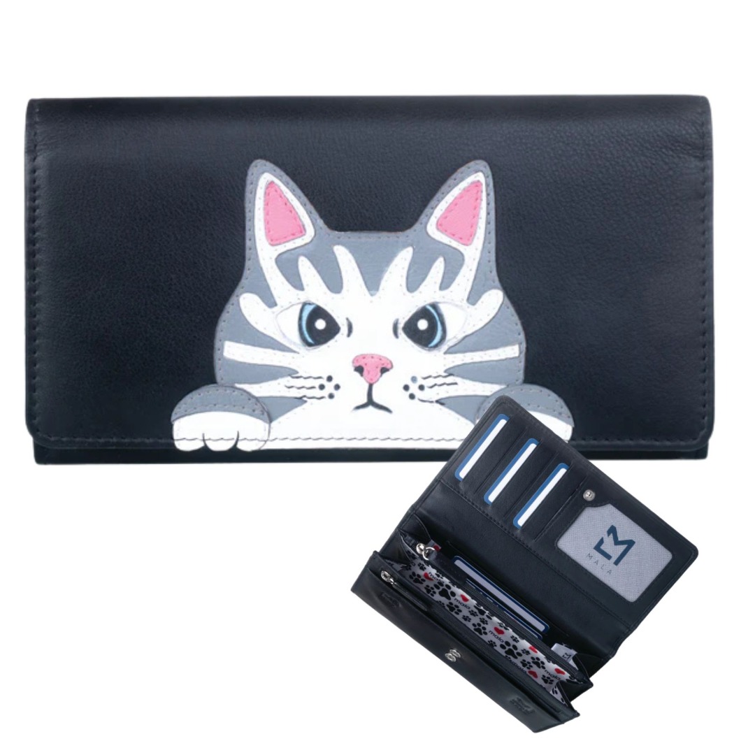 Vinny & Victor Cat Matinee Leather Purse - Image 4