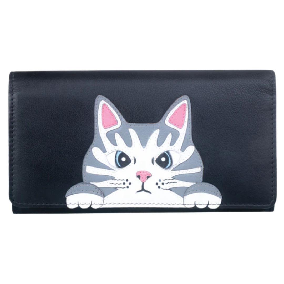 Vinny & Victor Cat Matinee Leather Purse - Image 7