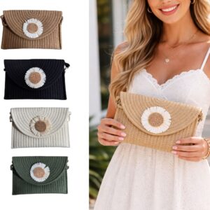 Rope Daisy 2-in-1 Crossbody & Clutch Bag