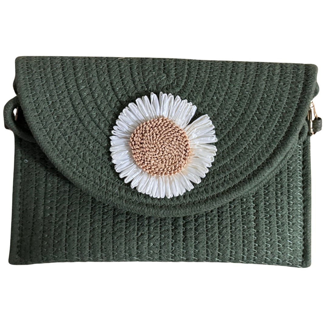 Rope Daisy 2-in-1 Crossbody & Clutch Bag - Image 4
