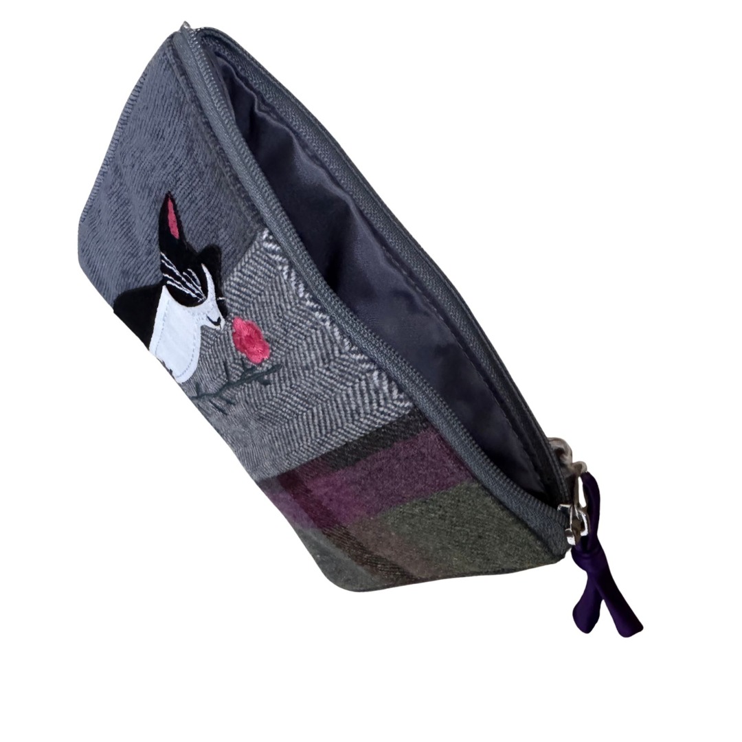 Tweed Applique Coin Purse - Image 6