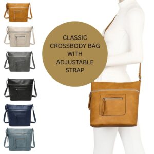 Emstone Tassel Faux Leather Crossbody Bag