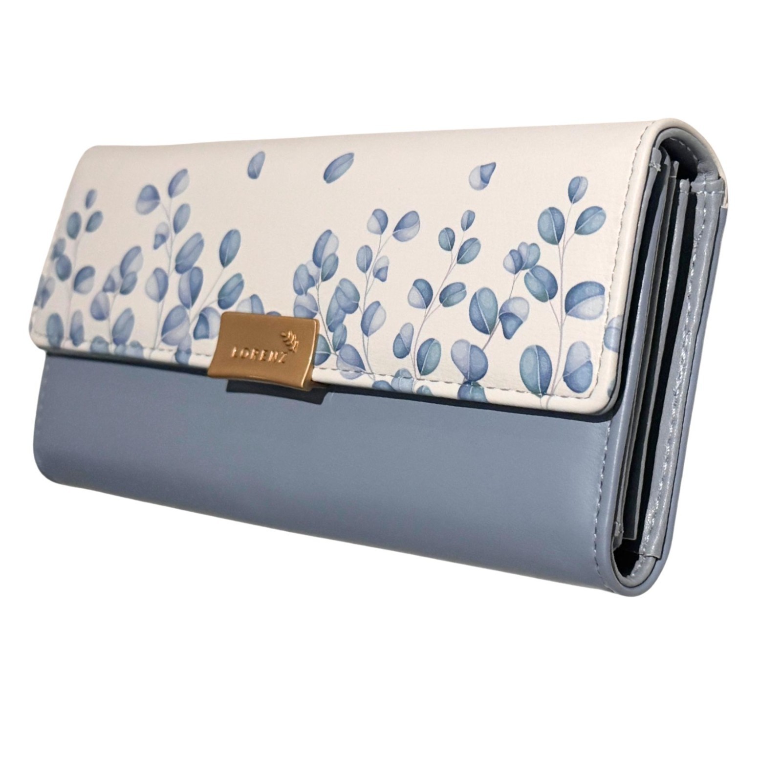 Eucalyptus Leaf Print Faux Leather Purse - Image 6