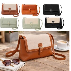 Woven Look Shoulder Bag