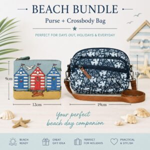 Beach Bundle - Floral Crossbody Bag & Sandbanks Dog Coin Purse