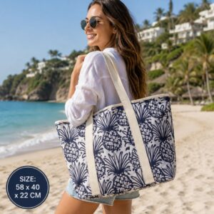 XL Pineapple Beach Bag