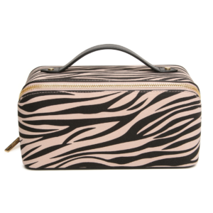 Animal Print Train Beauty Case Concertina Fold-Out Organiser