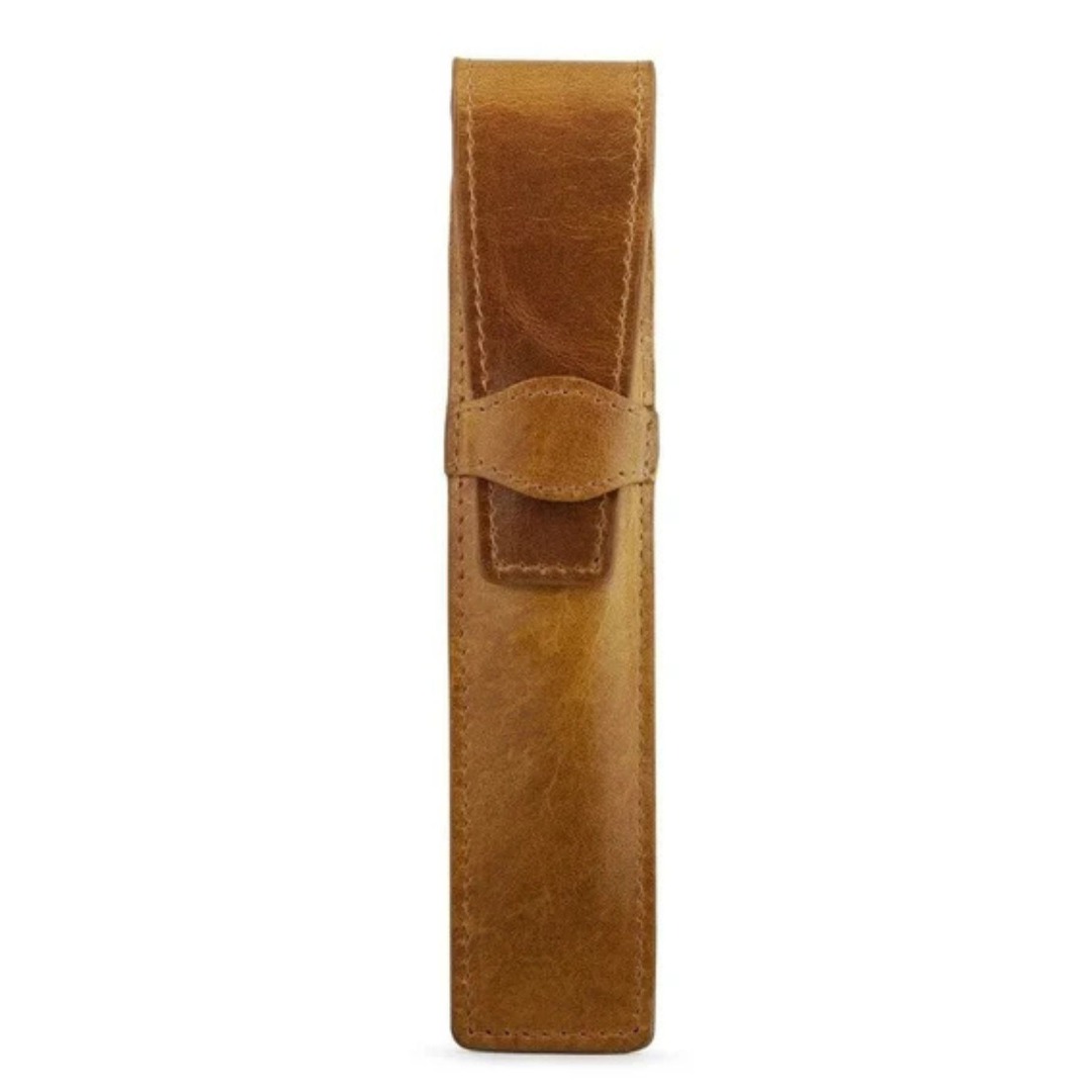 Genuine Leather Single Pen Case Gift Boxed - Image 6