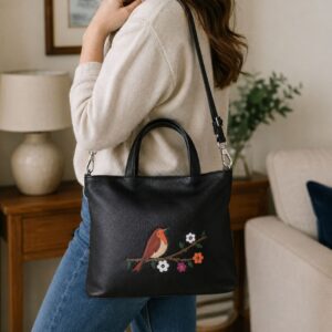 Mala Leather Robin Bird Multi-Way Grab Bag