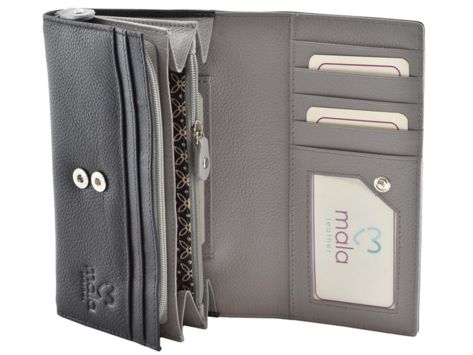 Leather Horse Equestrian Purse Grey - Image 7