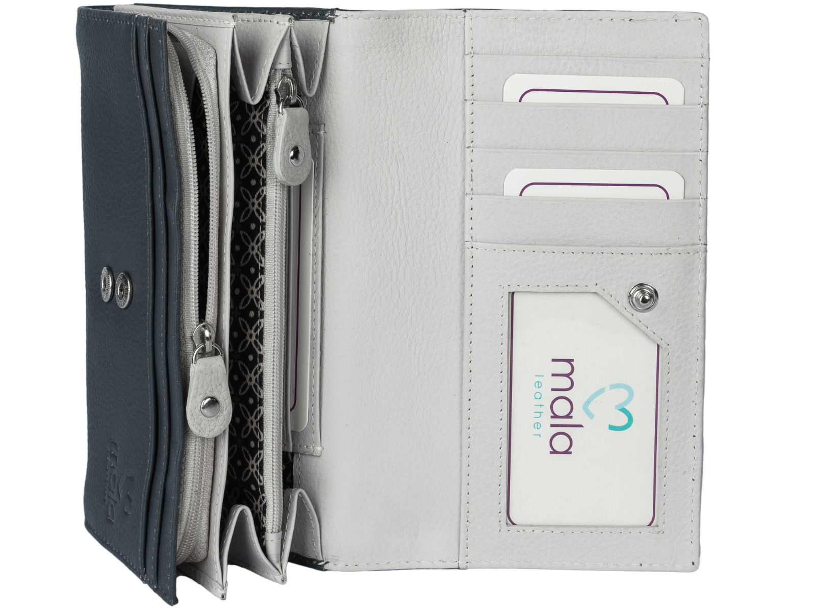 Leather Horse Equestrian Purse Grey - Image 6