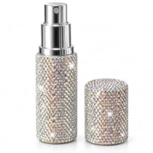 Sparkly Crystal-Effect Perfume Atomiser 10ml Refillable Travel Spray
