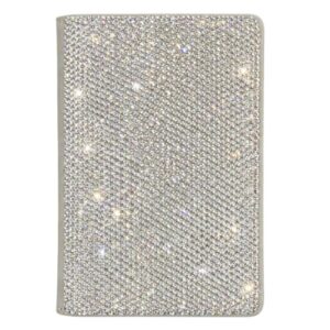 Sparkly Zircon Crystal Embellished Passport Holder