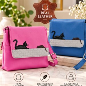 Cat & Mouse Leather Small Crossbody Bag